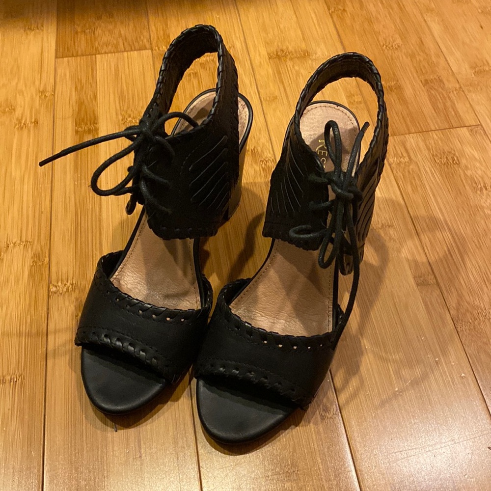 Restricted Women Black Sandals